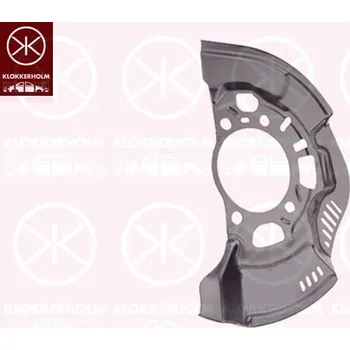 Brzdový systém Ochranný plech proti rozstřikování, brzdový kotouč KLOKKERHOLM 8118377