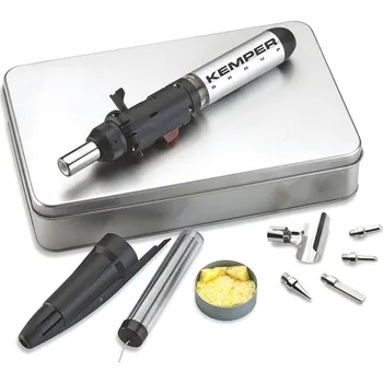 Autochladnička Mikro-hořák/pájka profi sada kovový box Kemper