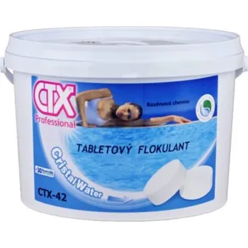 Bazénová chemie Pooltechnika CTX 42 vločkovač ve 100g tabletách 5 kg