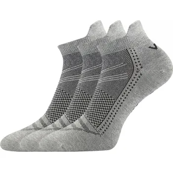 Pánské ponožky VoXX Blake 3 páry šedé melé