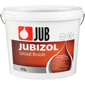 Omítka JUB JUBIZOL Unixil finish S siloxanová akrylátová hlazená omítka 25 kg 2.0 mm Bílá