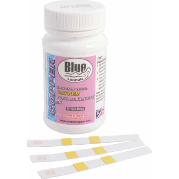 Bazénová chemie Testovací proužky Blue Lagoon na Cu