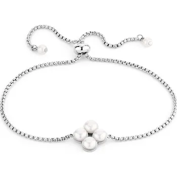 Náramek Tamaris Něžný ocelový náramek se syntetickými perlami TJ-0514-B-23 + 2 měsíce na vrácení zboží