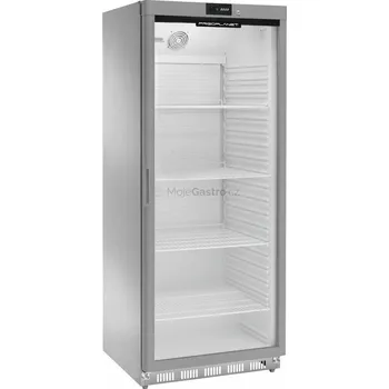 FRIGOPLANET Skříň chladící AKD 600RG SS 580 L nerez/sklo