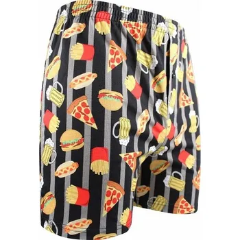 Pánské spodní prádlo KARLOS pánské bavlněné trenýrky Lonka - FASTFOOD (LONKA trenýrky Karlos fastfoo)