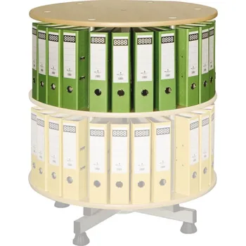 Policová skříň Archivační otočná skříň - přídavné patro / dekor buk