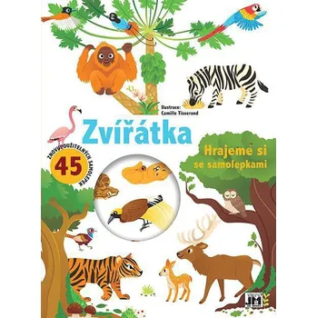 interaktivní kniha Jiri Models Hrajeme si se samolepkami Zvířátka