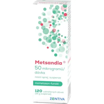 Lék na alergii Metsandia 50 mcg 16 g