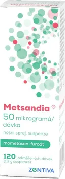 Lék na alergii Metsandia 50 mcg 16 g