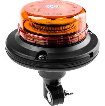 Maják Výstražný LED maják, montáž na držák, oranžový, 90° flexi, 20W, 12-24V (TT.401)