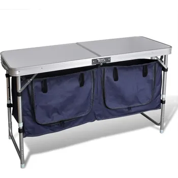 Příborník do zásuvky ZBXL Skládací kempingový příborník s hliníkovým rámem