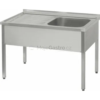 Nerezový dřez OEM Dřez - 100x70, nádoba 40x50x25 cm vpravo