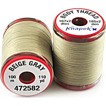Body Thread 167 x 2 Beige Gray