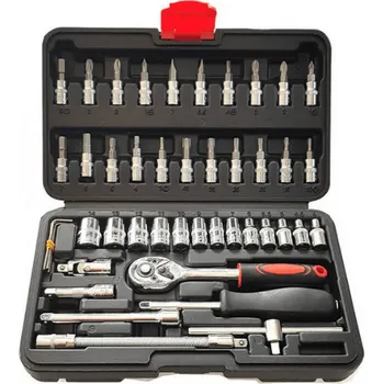 Gola sada 46 dílná gola sada s ráčnou a nástavci (JF-1046)