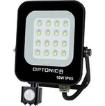 Optonica LED SMD reflektor s PIR čidlem Černá Body IP65 30W Neutrální bílá