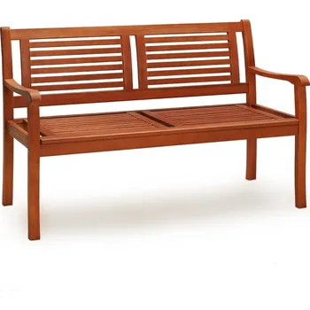 Zahradní lavice Zahradní lavička 101464 120 x 60 x 90 cm eukalyptové dřevo