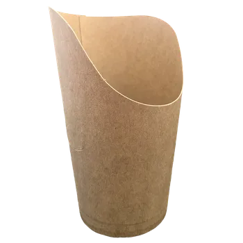 Jednorázové nádobí Papíroví kelímek na hranolky IQ KRAFT+PE 480ml 50ks