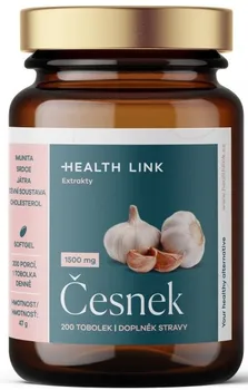 Přírodní produkt Health Link Česnekový extrakt 15 mg 200 tob.