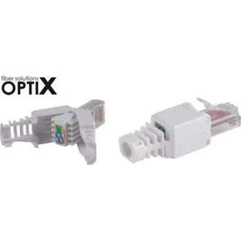 Síťový konektor Opticord OPTIX UTP BEZNÁSTROJOVÝ konektor OPTIX 8P8C cat.5e 51201