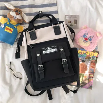 YI NING Dámský přenosný batoh 8898 Barvy: Černá