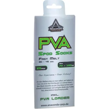 Anaconda PVA sáčky Fast Melt Spod Socks 70x100mm 25ks