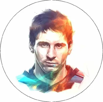 Jedlá dekorace na dort Jedlý papír Lionel Messi animace 19,5 cm