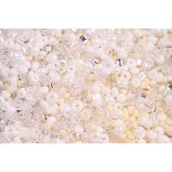 Dětské navlékací korálky Preciosa rokajl mix č. 598 (50g)