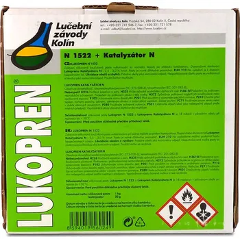 Průmyslové lepidlo Lukopren N1522 1kg - sada