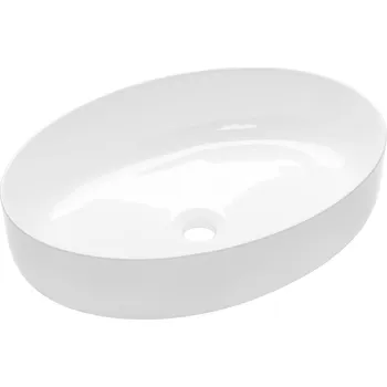 Invena Astri umyvadlo 55x41 cm oválné na pult bílá CE-30-001
