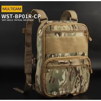 Batoh Tactical Flat Pack až 9,6L - MC, Wosport