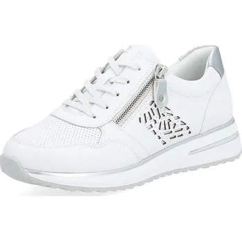 Dámské tenisky DÁMSKÉ TENISKY REMONTE D1G00-80 BÍLÁ Barva: BÍLÁ, Velikost: 39