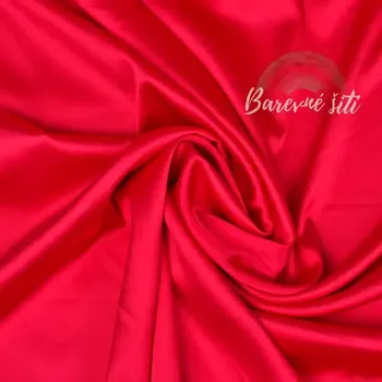 Armani satén Malina (E) (Lehká vzdušná šatovka)