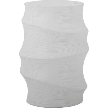 Toaletní stolek Bílý kameninový odkládací stolek Bloomingville Volise 37 cm