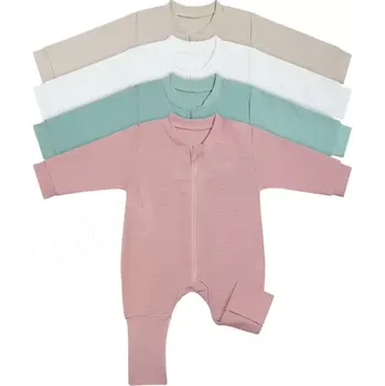 Kojenecký overall Overal na spaní rostoucí Ažur Baby Service Mentolová velikost 80 (8648)