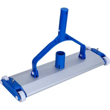 Bazénový vysavač ruční hliníkový se spodním kartáčem na tyč - 44,5 cm