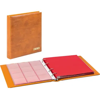 Obal pro sběratelský předmět Lindner KARAT CLASSIC mincovní album Barva: Hnědá, Provedení: Bez ochranné kazety