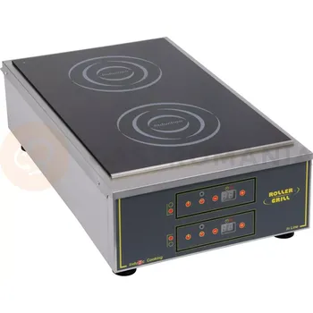 Barová židle Indukční vařič, 2 plotýnky, 2x3kW | ROLLER GRILL, 777700