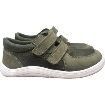 Dívčí obuv Barefoot tenisky Febo SNEAKERS Khaki, Baby Bare Shoes Velikost: 27