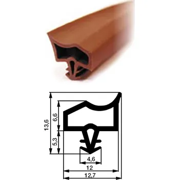 Těsnění do okna a dveří Těsnění EV 3967 béžová- pryž