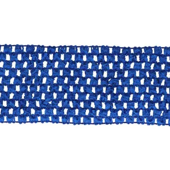 Textilní guma Síťovaná pruženka 7cm tutu královská modrá