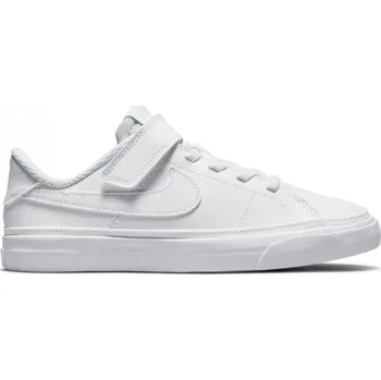 Dívčí obuv Nike Court Legacy Little Kids' Shoe White/White C10 (27.5)