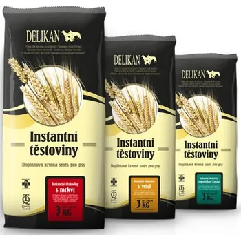 Krmivo pro psa Delikan Dog Extrudované těstoviny s mořskou řasou 3 kg