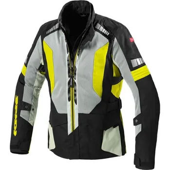Moto bunda Bunda TERRANET windout, SPIDI (černá/šedá/žlutá fluo) L