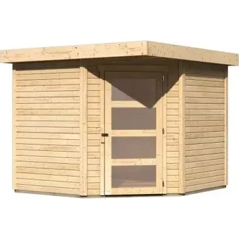 Zahradní domek LANIT PLAST Dřevěný domek KARIBU SCHWANDORF 5 (73470) natur LG3904 LG3904