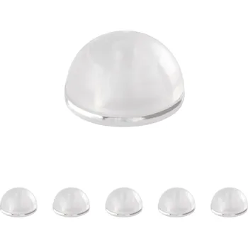 Walteco Dveřní zarážka, průměr 22mm, samolepicí, transparentní Množství: 6 ks