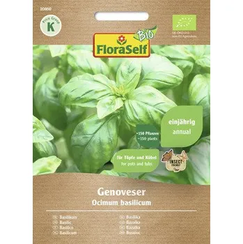 Semeno Bazalka BIO Genovese FloraSelf Bio