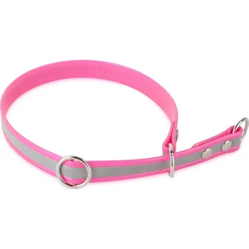 Obojek pro psa Firedog BioThane Obojek Sport REFLECT 19mm 40cm Barva: Růžová