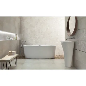 Stavební materiál TUBADZIN Sfumato T0201 29,8 x 59,8 x 1 cm 1,07 m2 šedý