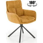 Halmar jídelní židle K495 + doprava zdarma, barevné provedení hořčicová