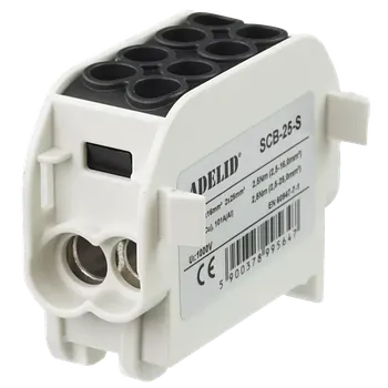 Svorkovnice rozbočovací 25/4 černá